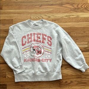 Kansas City Chiefs Gray Sweatshirt